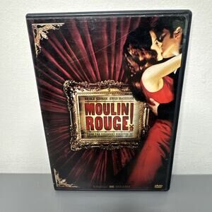 Moulin Rouge! DVD w/Kidman & McGregor 2002 widescreen New Sealed Ships Free